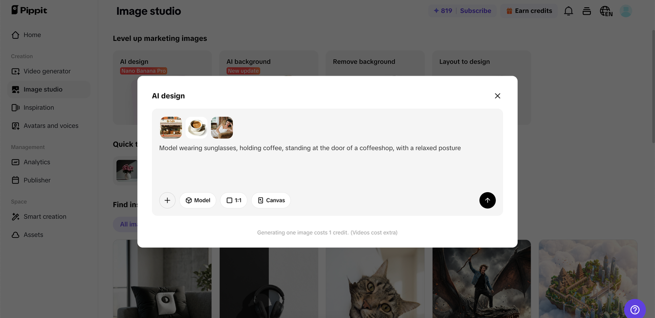 Multi-reference image support