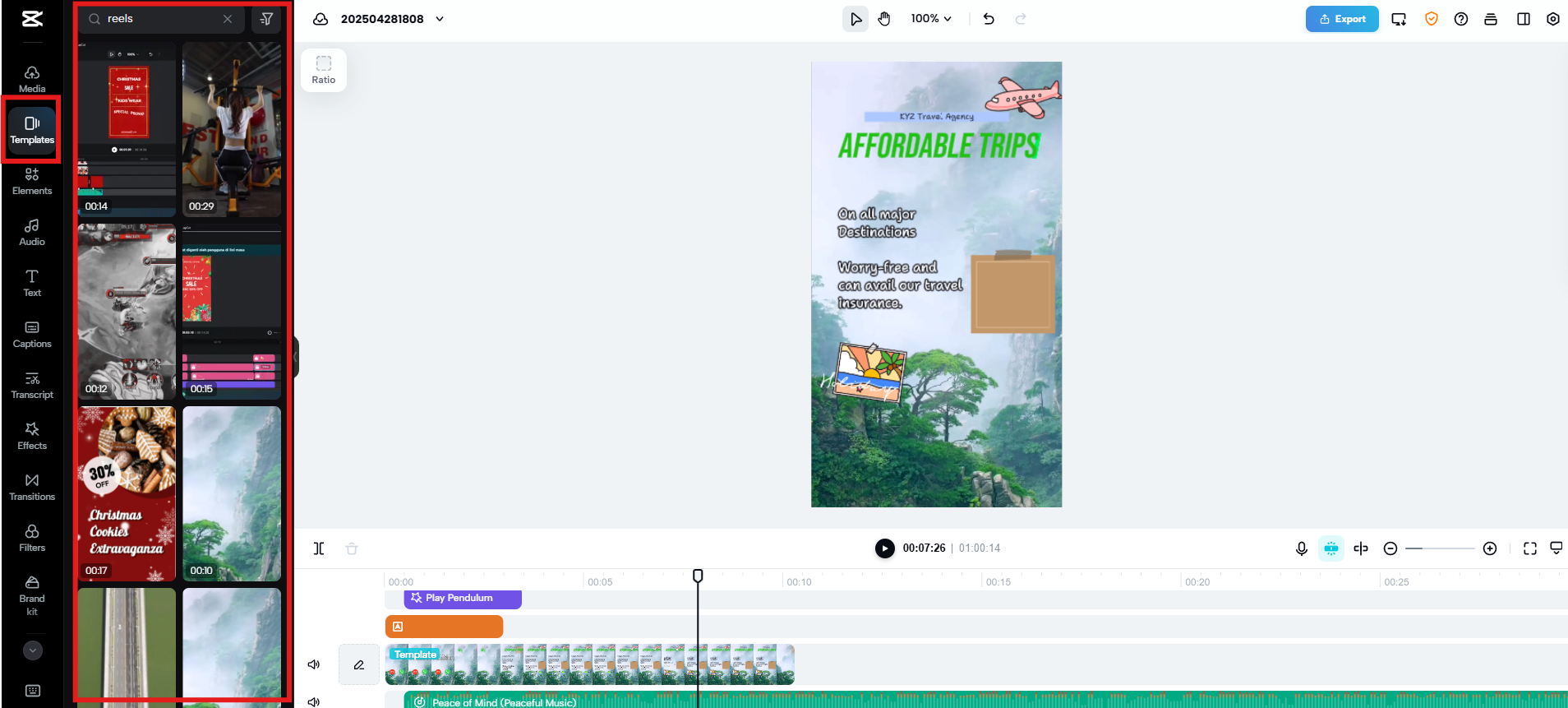 Šablony pro rychlé vytváření