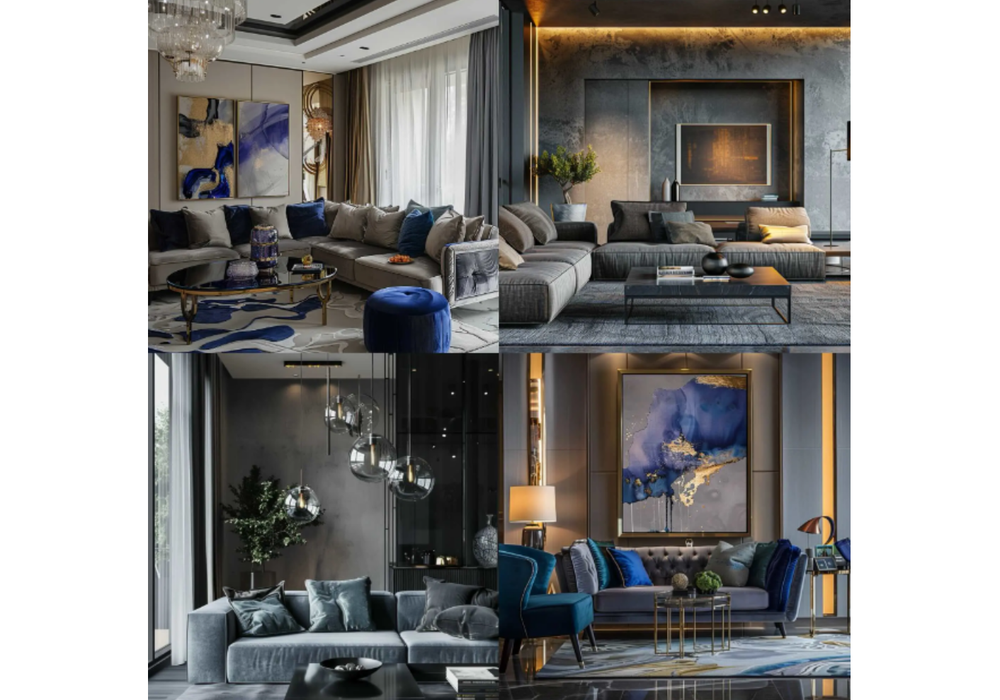 A landscape in cool tones