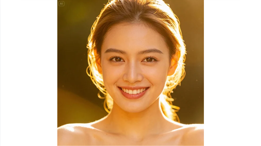 소셜 미디어 초상화 글로우 업