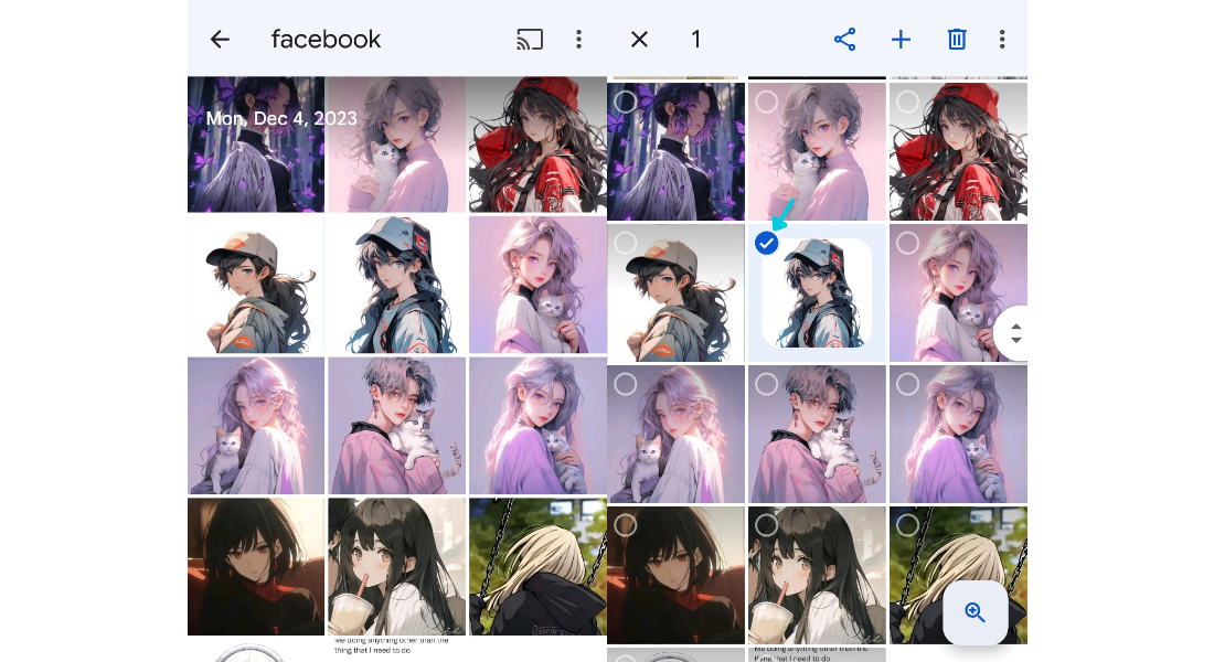 choose a photo