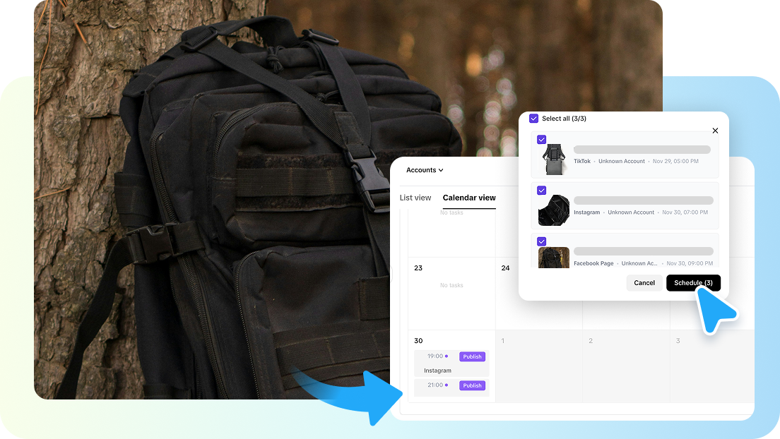 Hands-free auto posting 