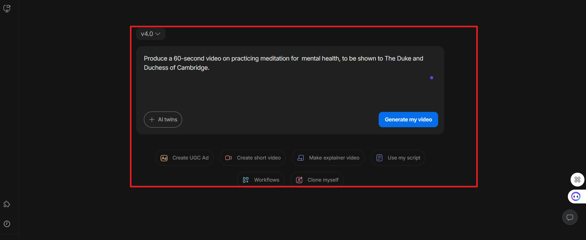 Kostenloses Invideo ai