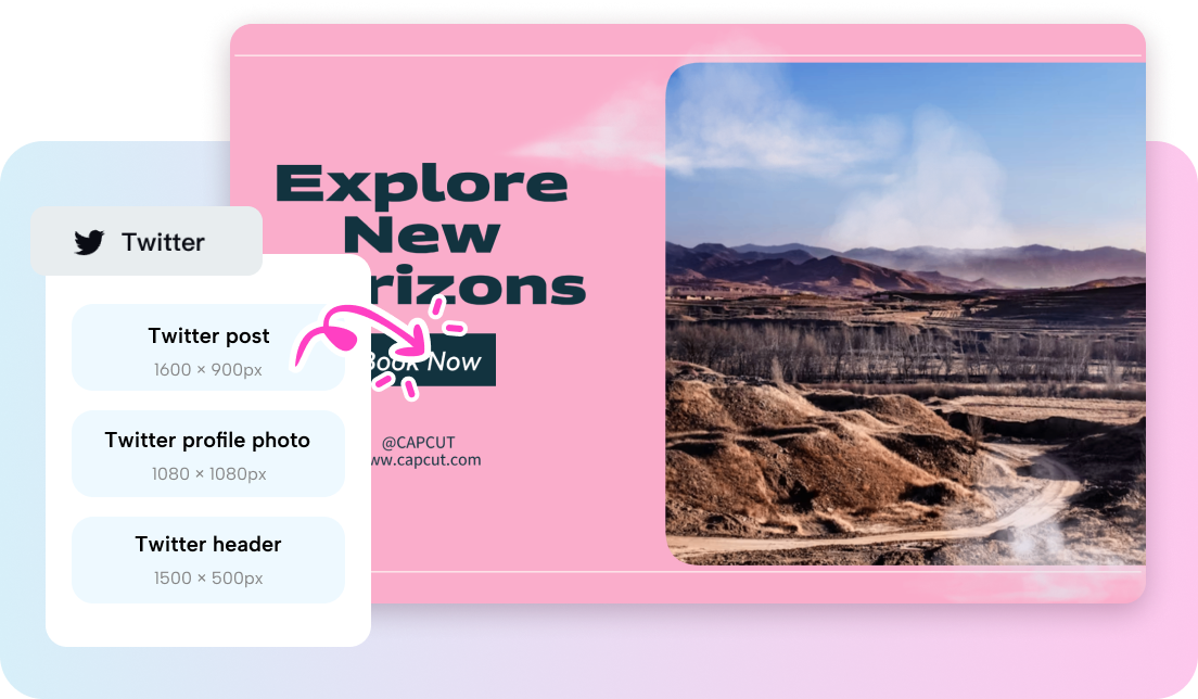 Mga preset-aspect ratio na partikular sa Twitter