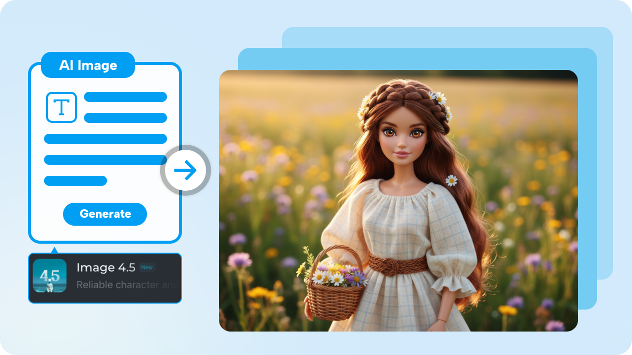 Crear con texto a imagen