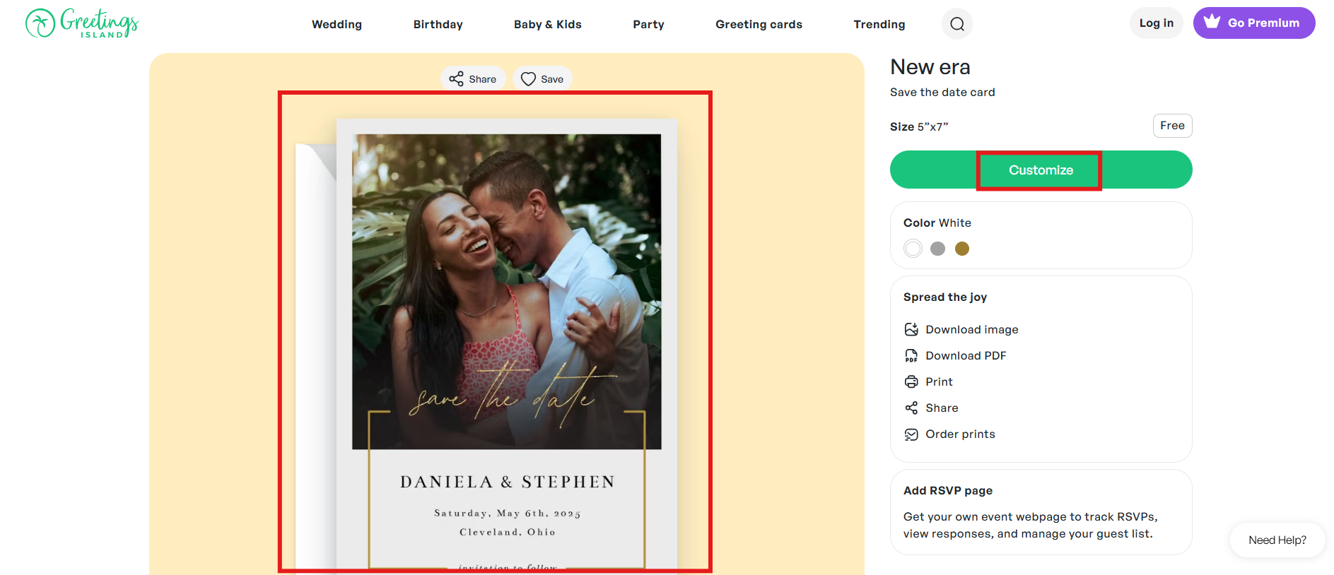 Sélectionnez un modèle