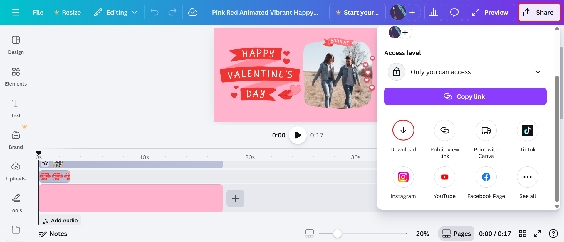 Download your video