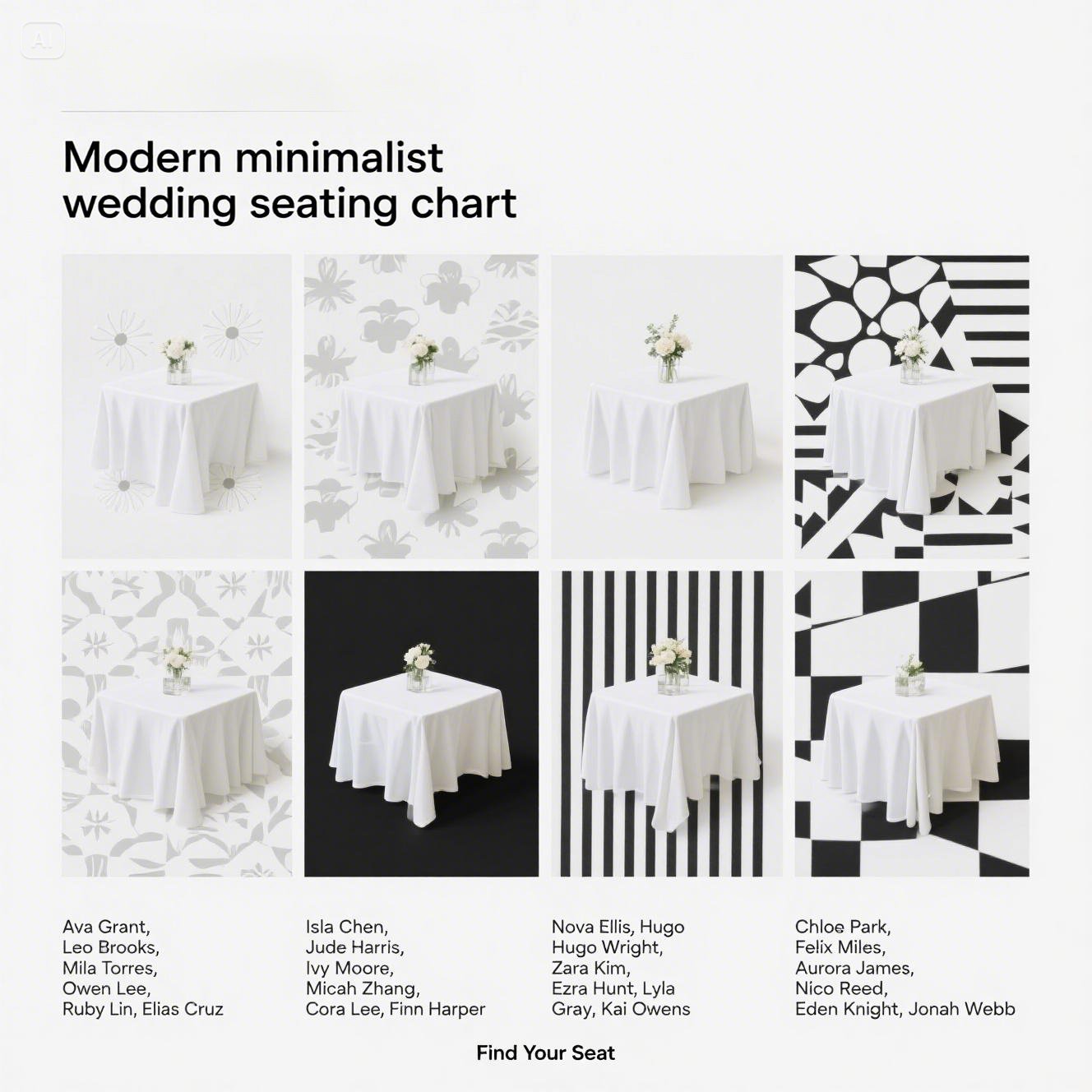 seating chart wedding maker