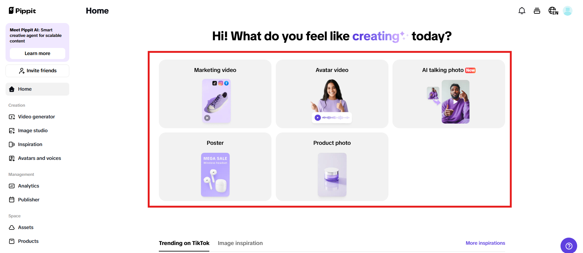 AI-powered visual generation