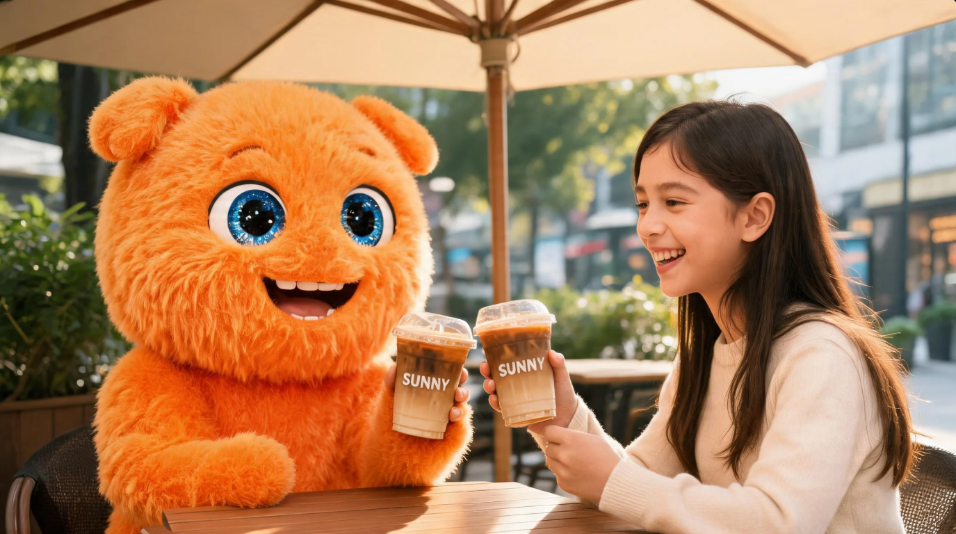 Visuel des mascottes de marque