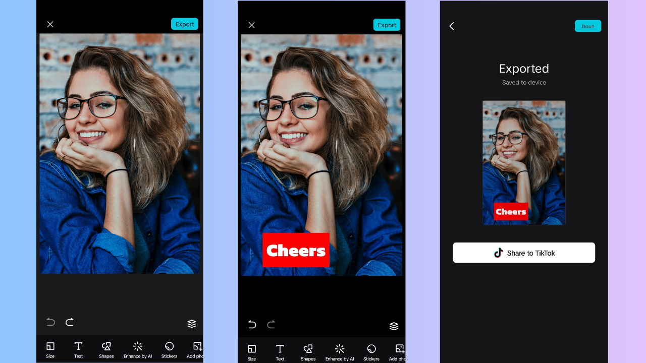 CapCut App - Best app to add text to photos