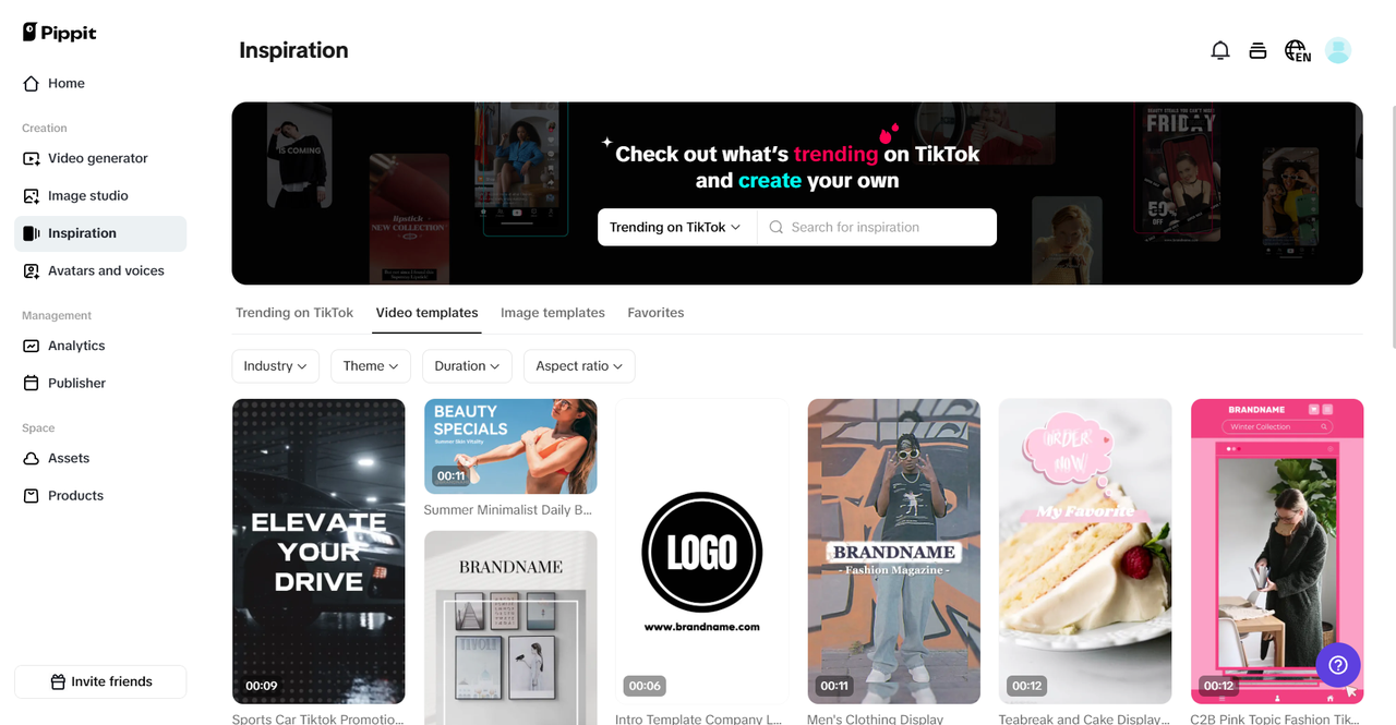 Acesse infinitos templates instantaneamente