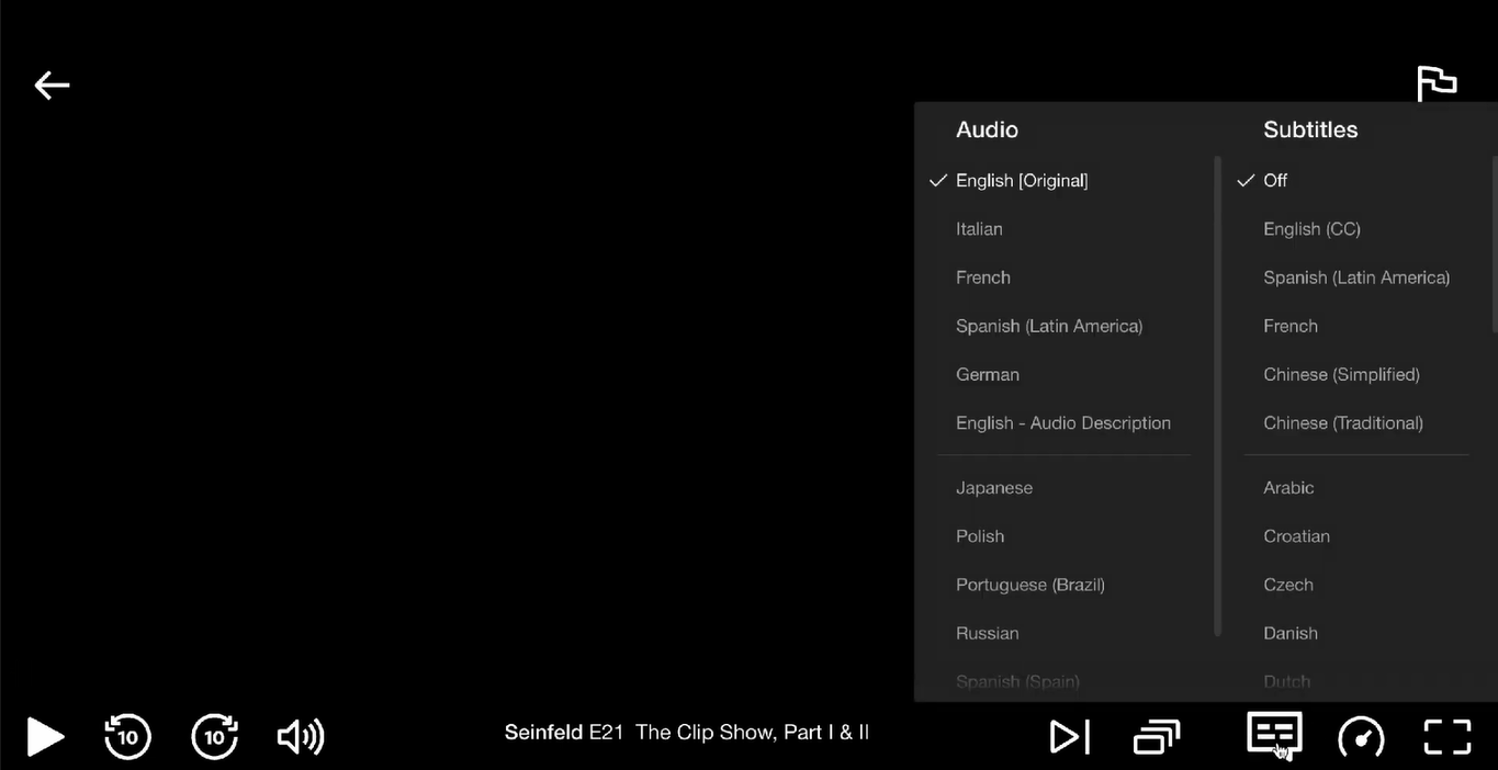 Customize your subtitles