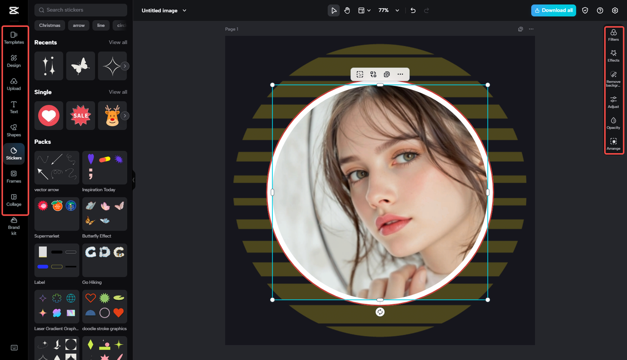 プロフィールにビジュアルを追加する