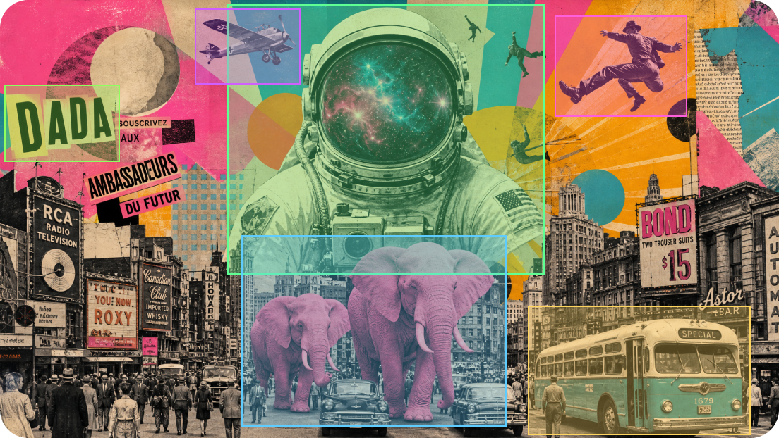 Multi-layer visual control for structured scene editing