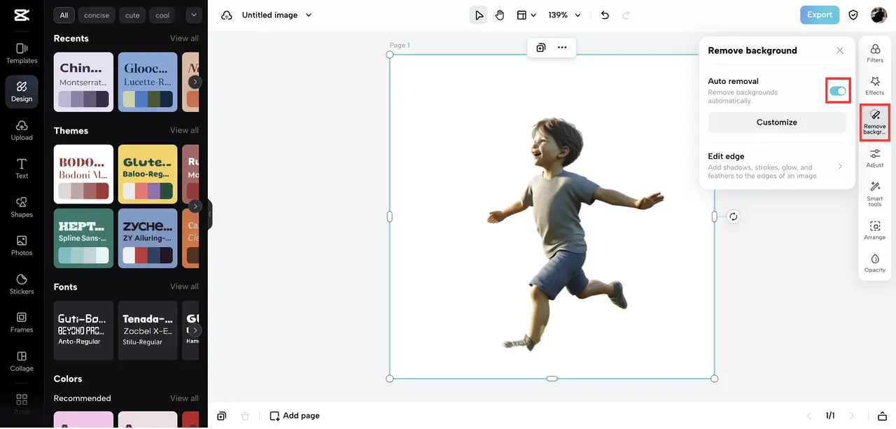 Decluttering image backgrounds