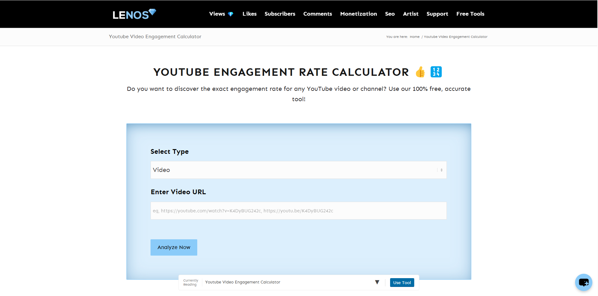 อินเทอร์เฟซของ Lenos - เครื่องมือที่ชาญฉลาดเพื่อเพิ่มการมีส่วนร่วมของวิดีโอสั้น ๆ