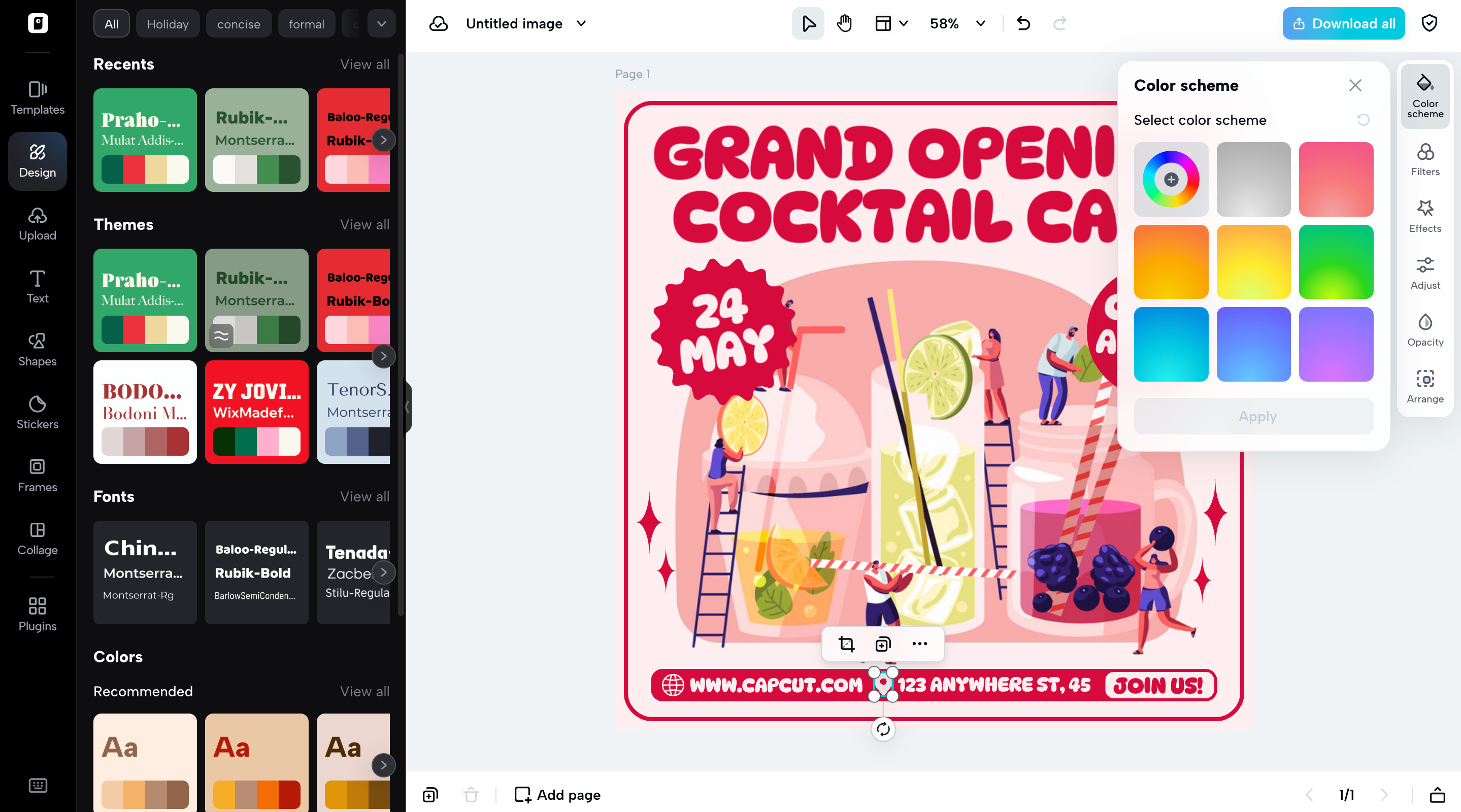 Edit your design with advance editing tools