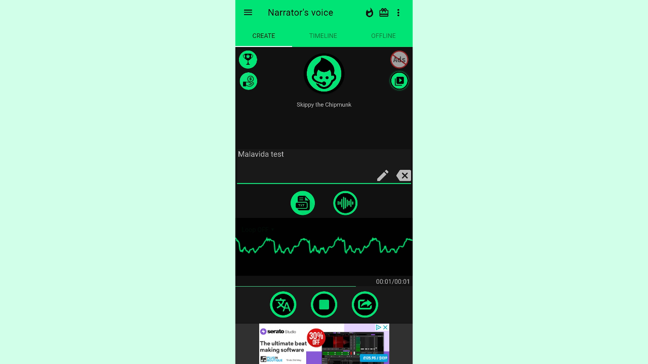 Narrator's Voice Interface