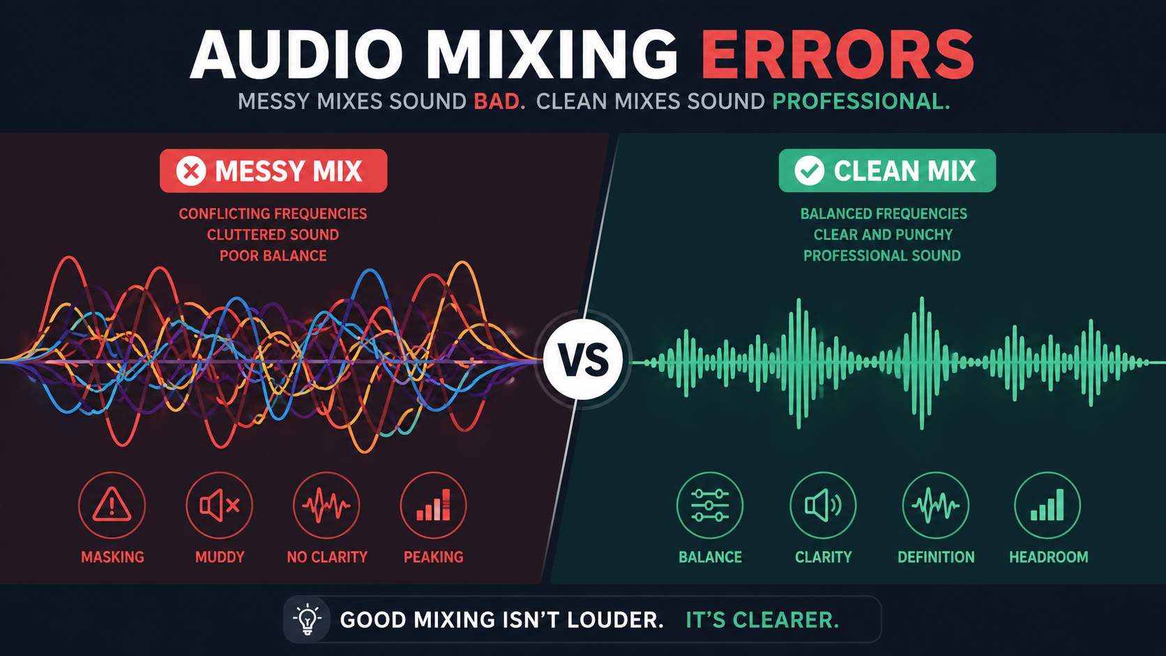 Common AI ASMR audio mixing mistakes