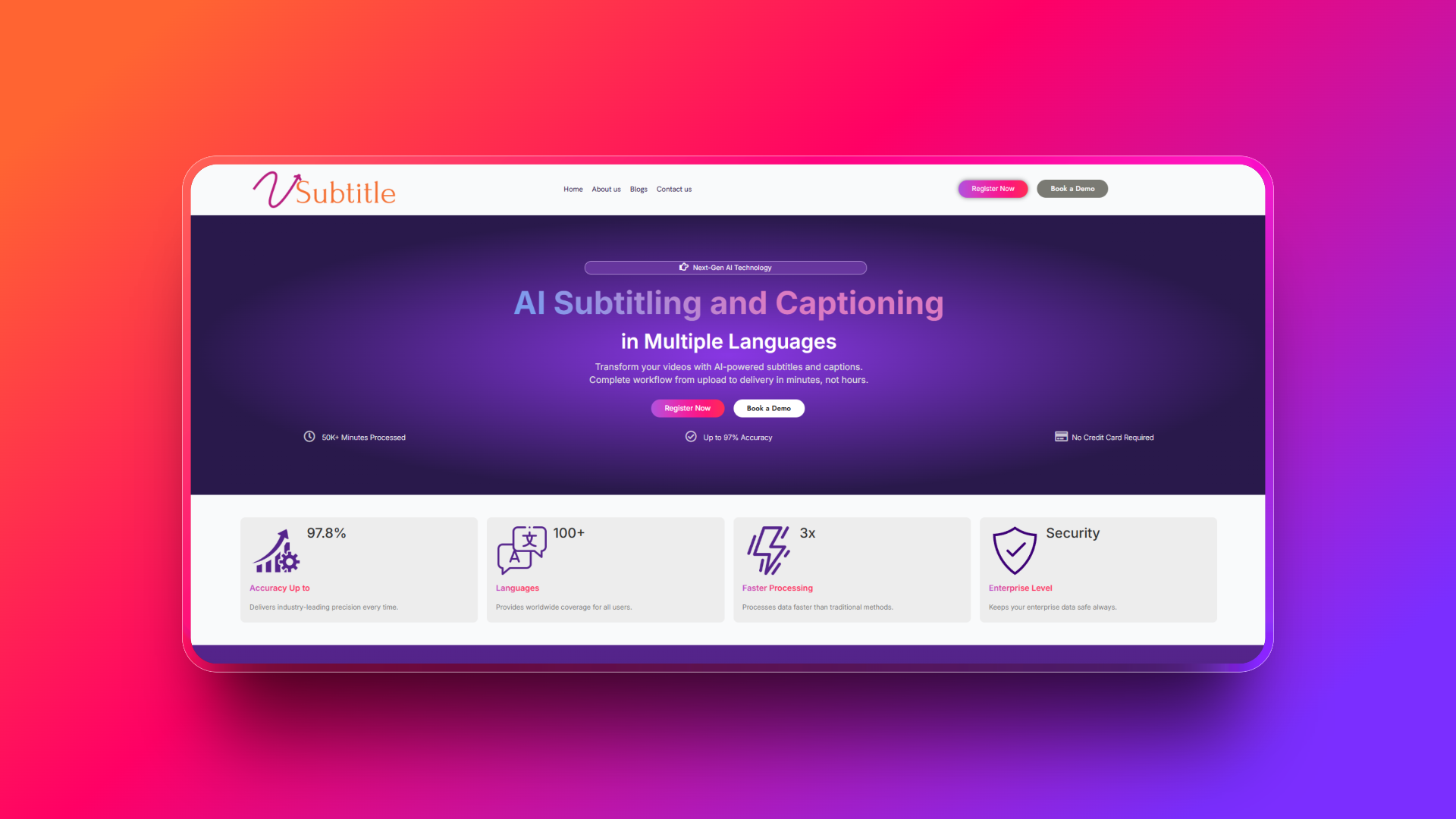 Closed captions by vSubtitle