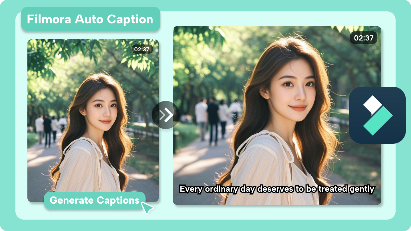 filmora auto caption