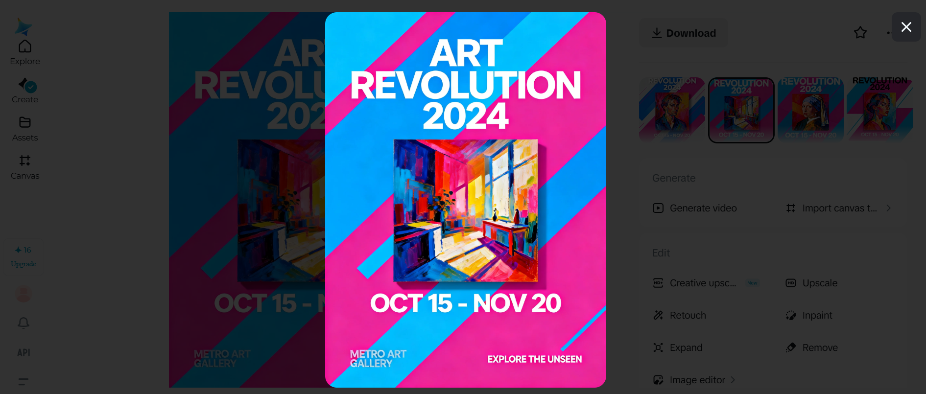 Exhibition poster design idea: Modern exhibition advertisement posters