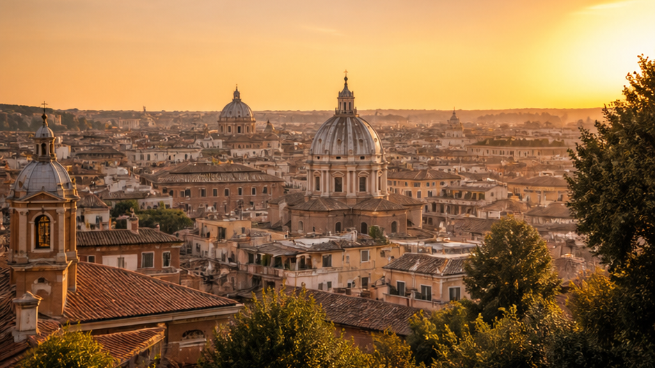 Rome Travel Video prompt 3 original 16:9 visual
