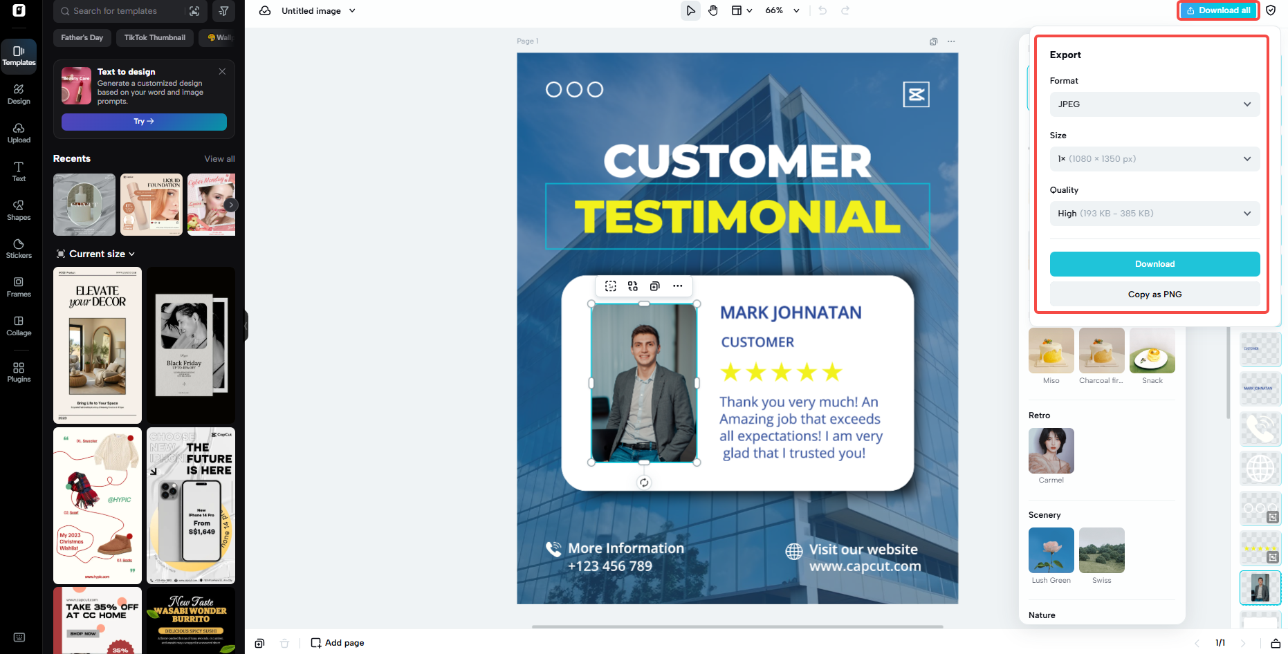 Download your template