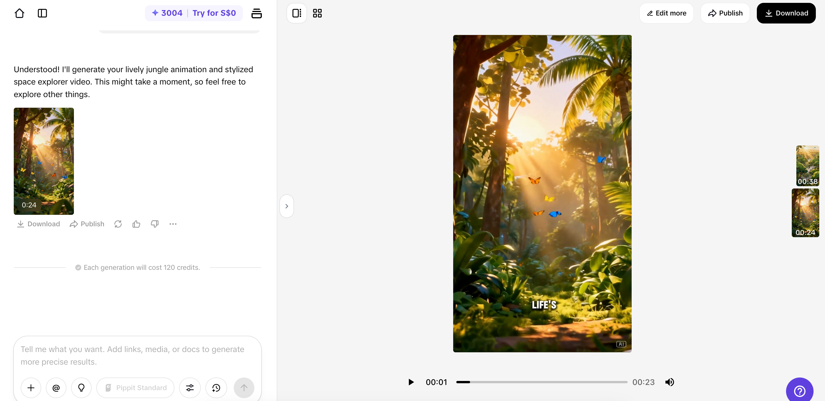 Customize and download