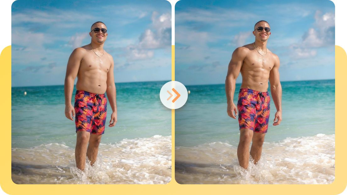  Full body transformation AI