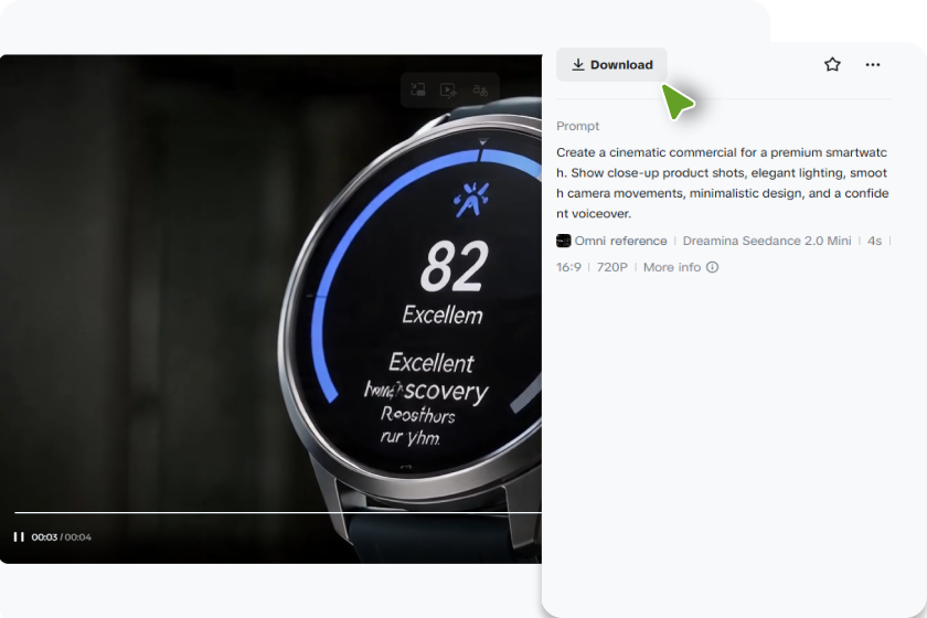 Step 3: Preview and download the video