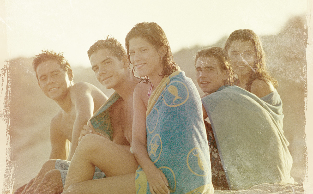 Polaroid filtreli ve soluk renklerde fotoğraf