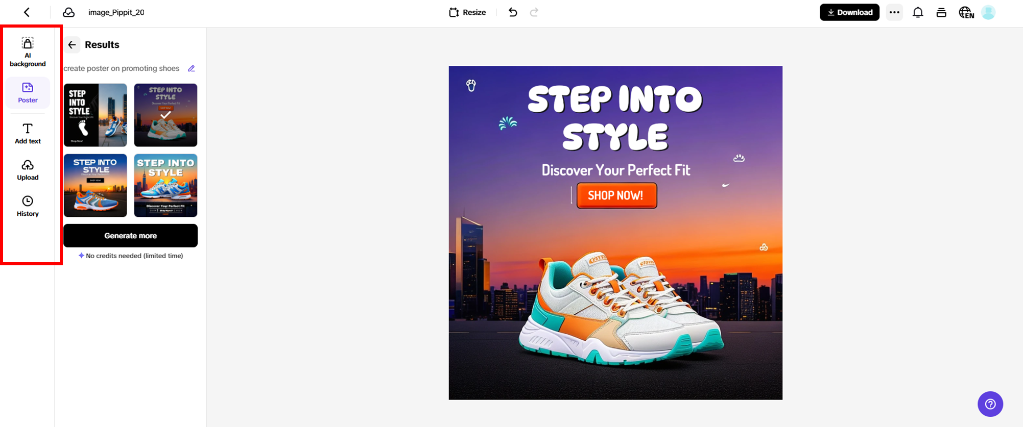 Customize your poster