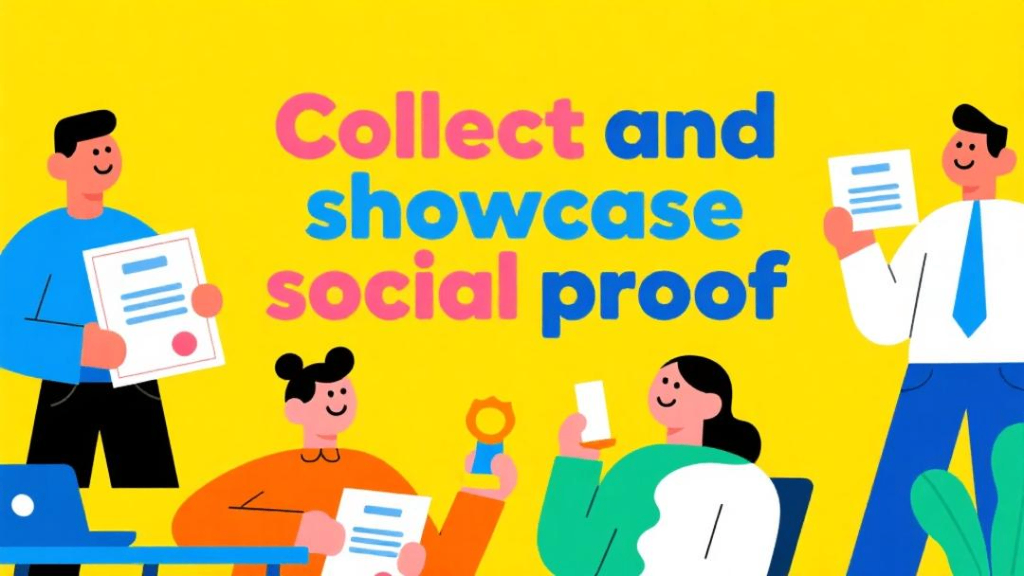 Collect and showcase social proof