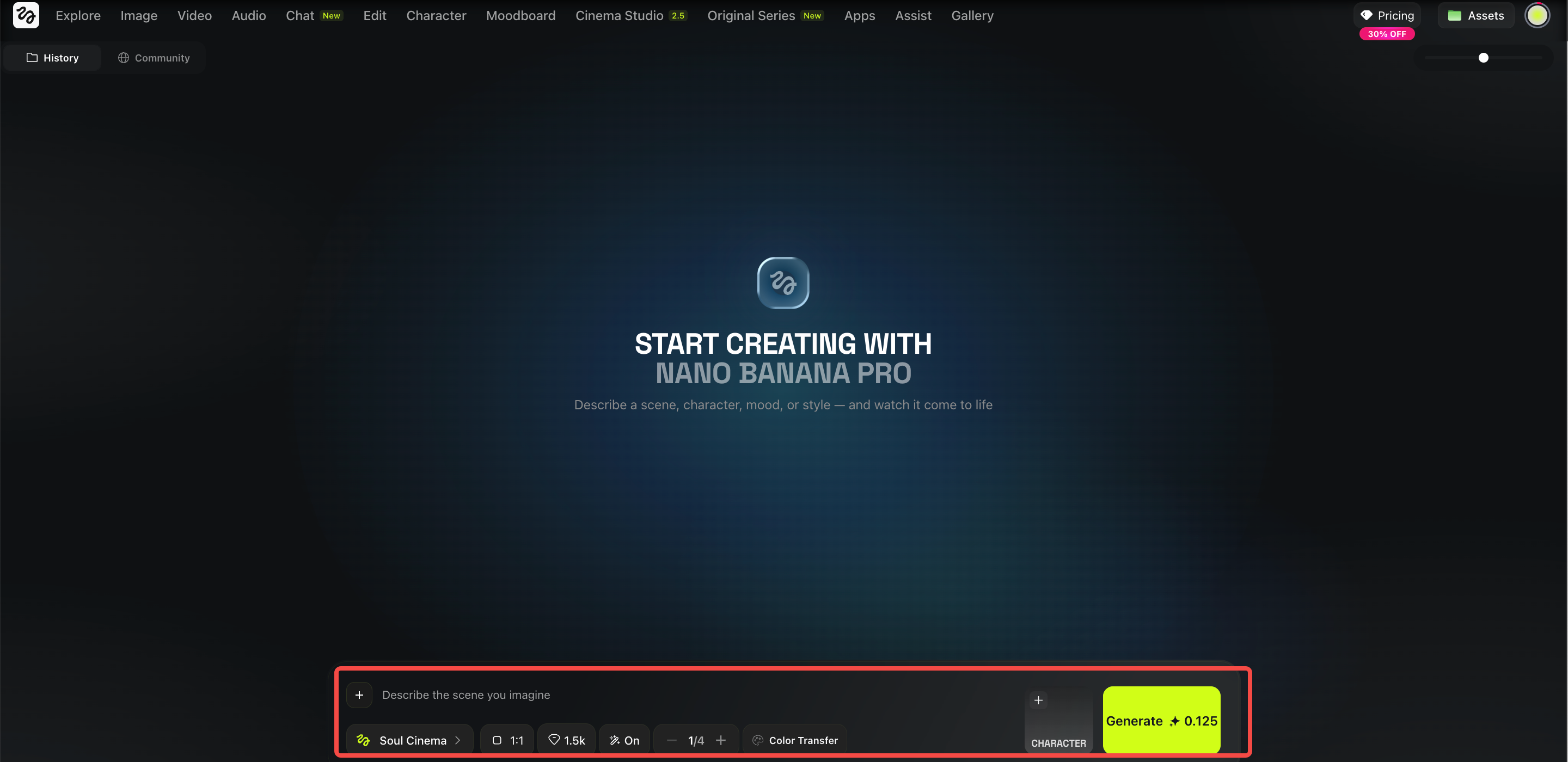 Generate your design