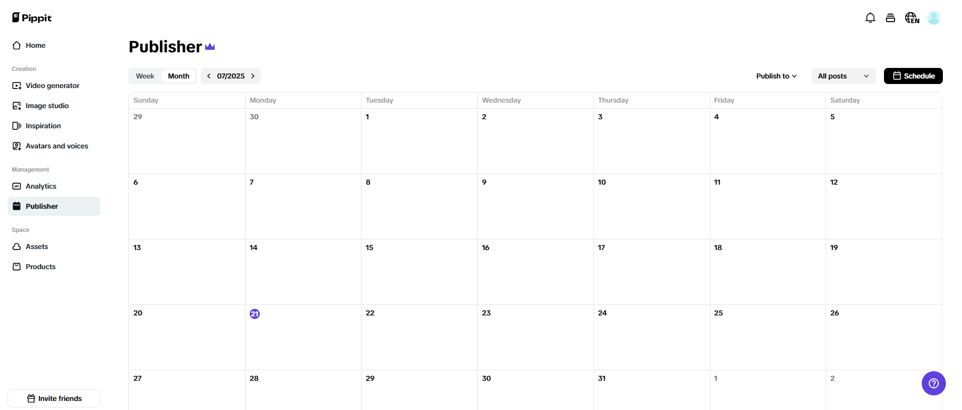 Analise o desempenho visual