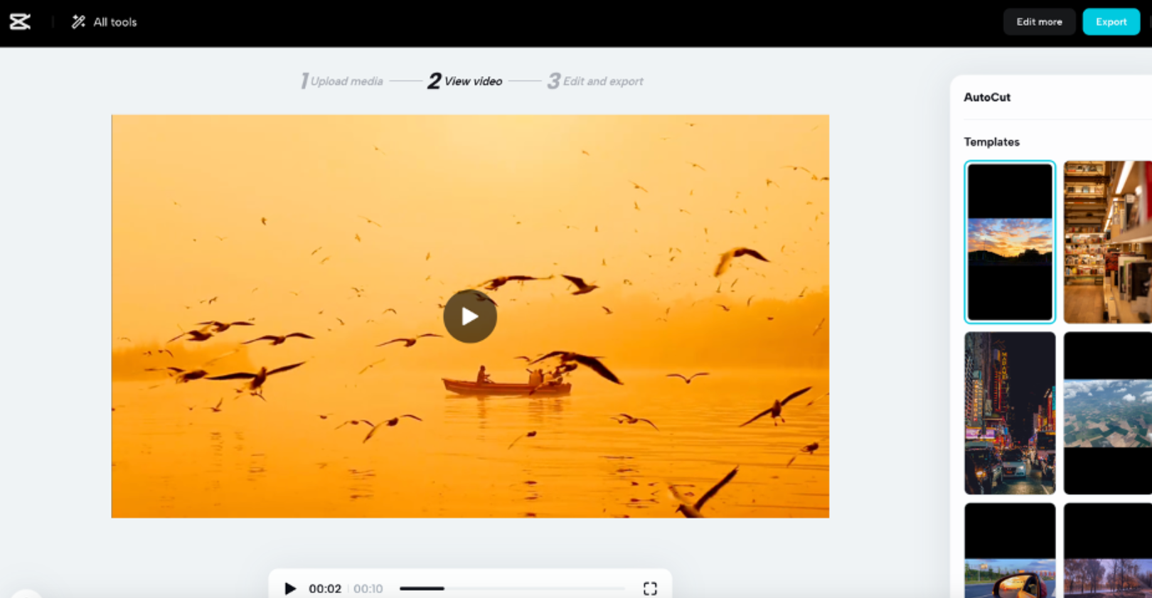 If necessary, add editing or extra effects