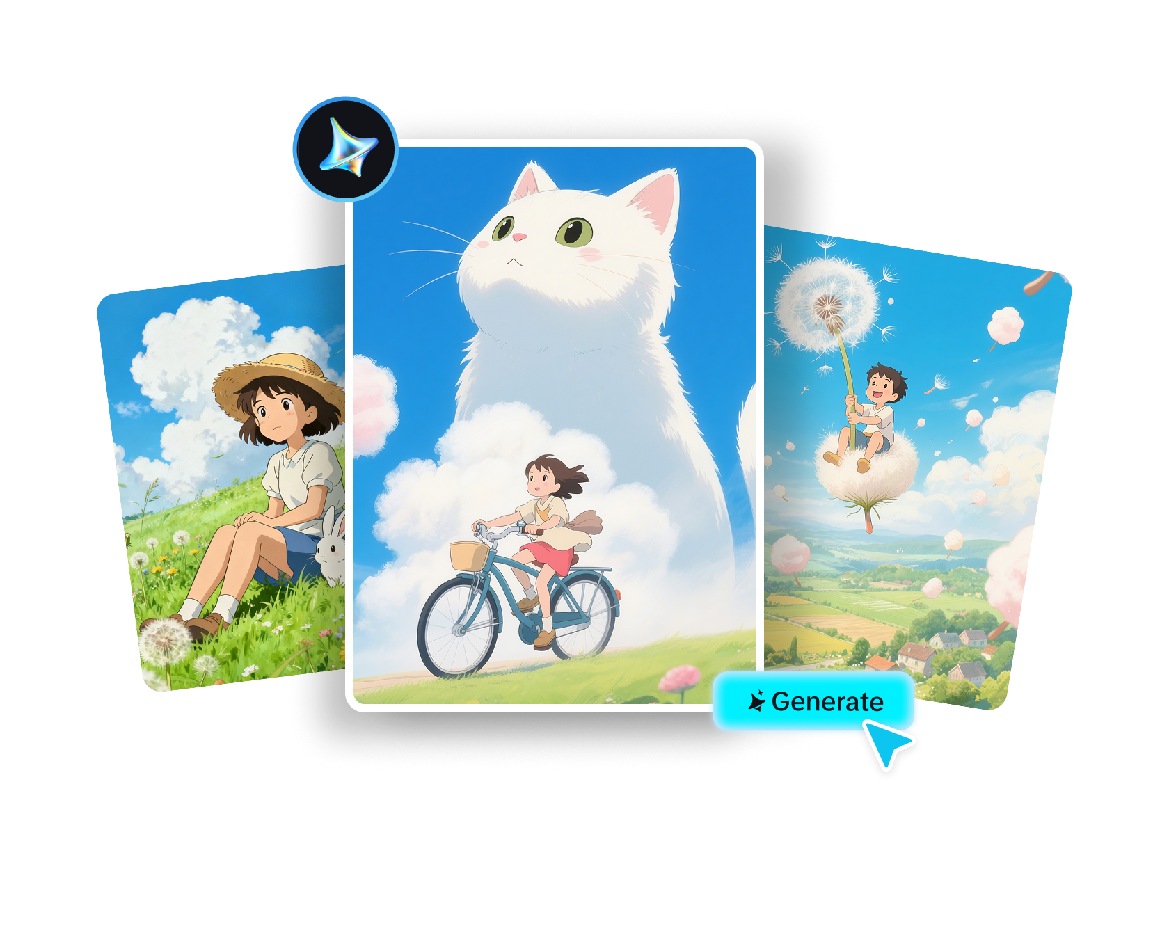 Generador de imágenes de IA de Ghibli gratis