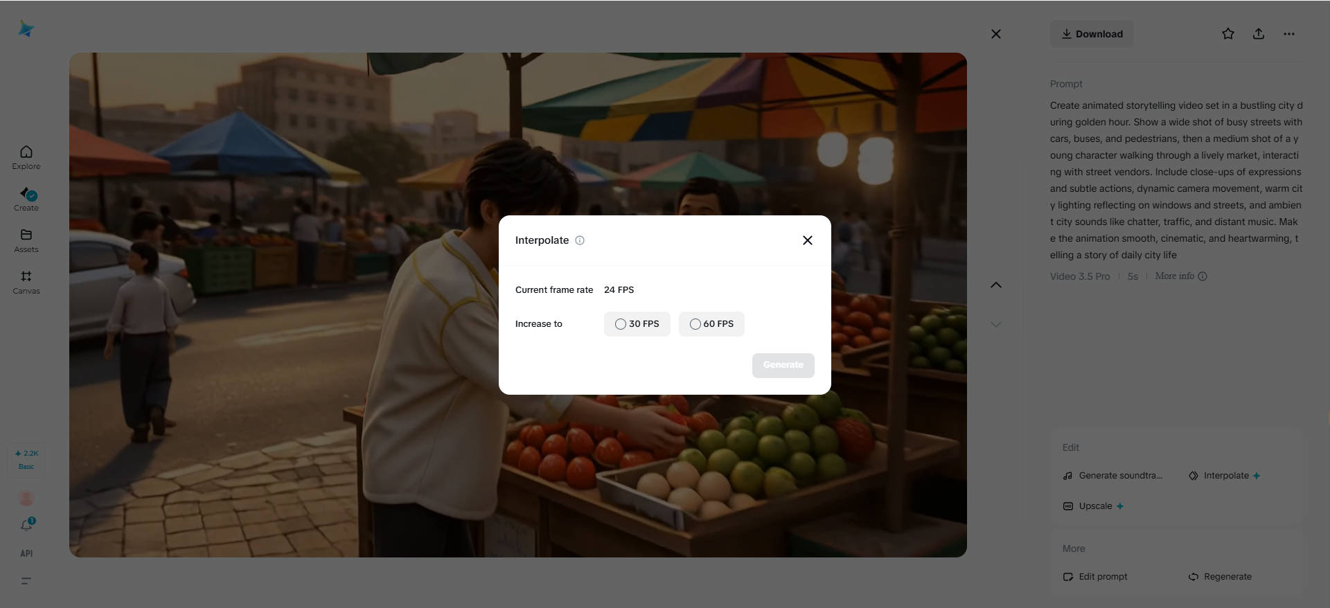 Interpolação de quadros