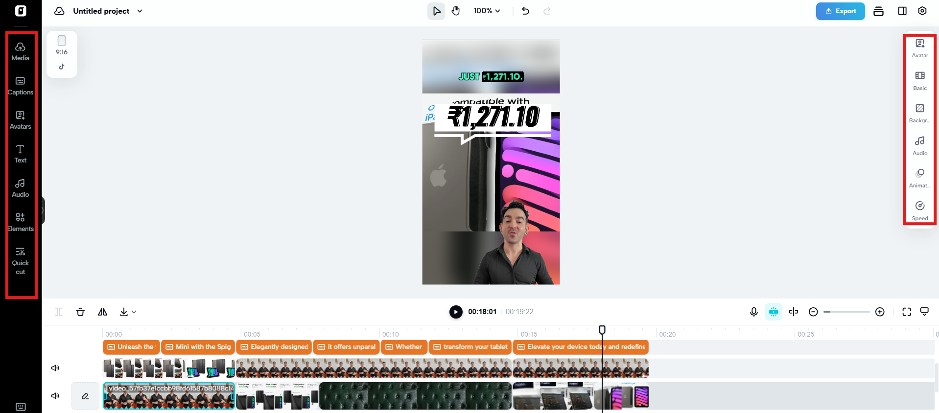 Multi-track editor