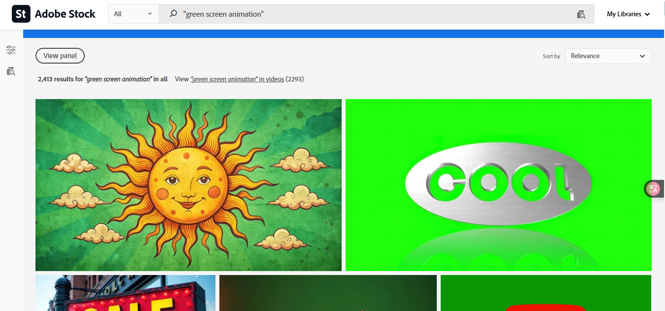 Adobe Stock interface