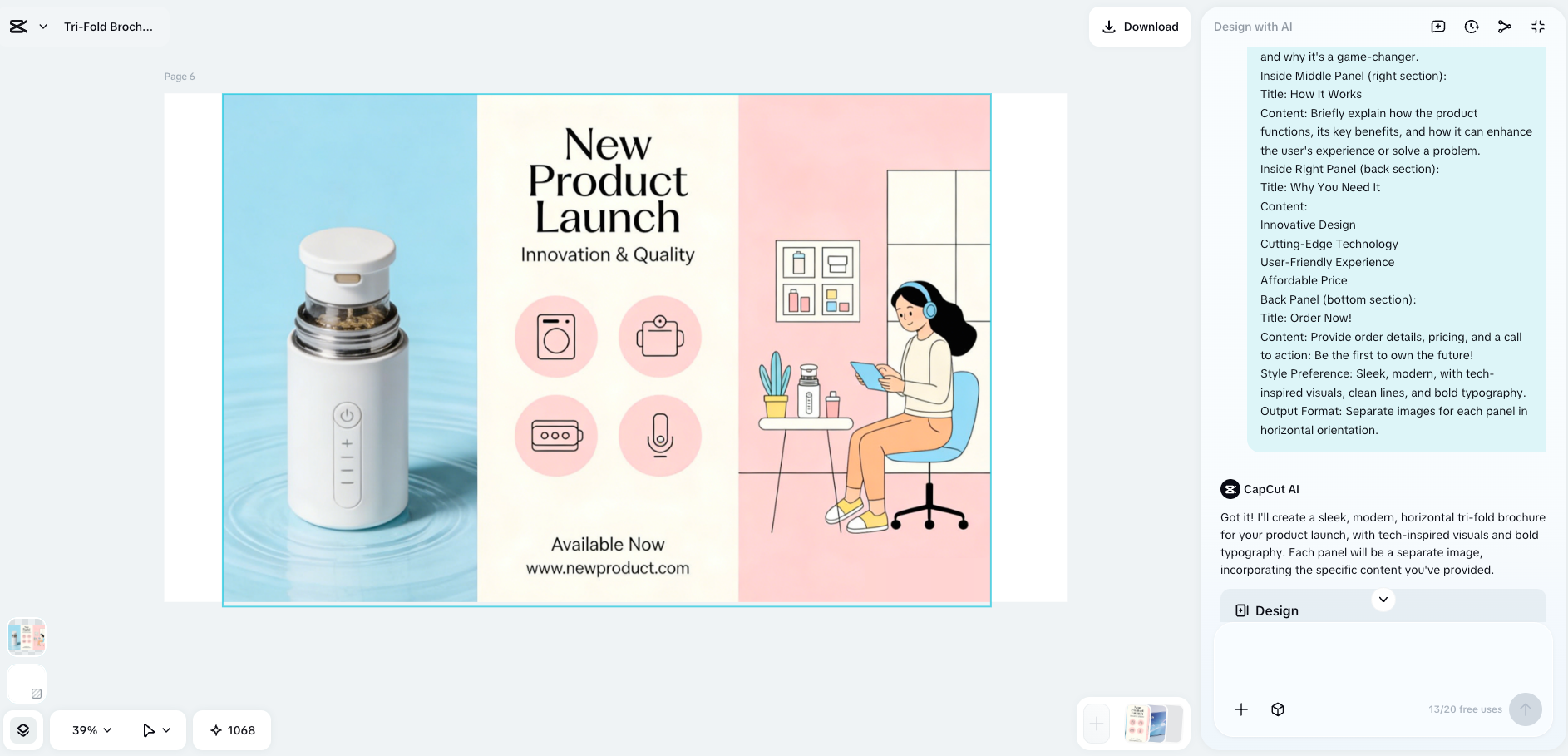 Product Launch Brochure