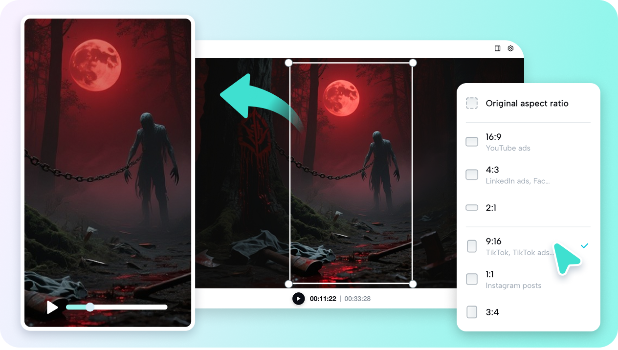 Image can be resized for any social media format