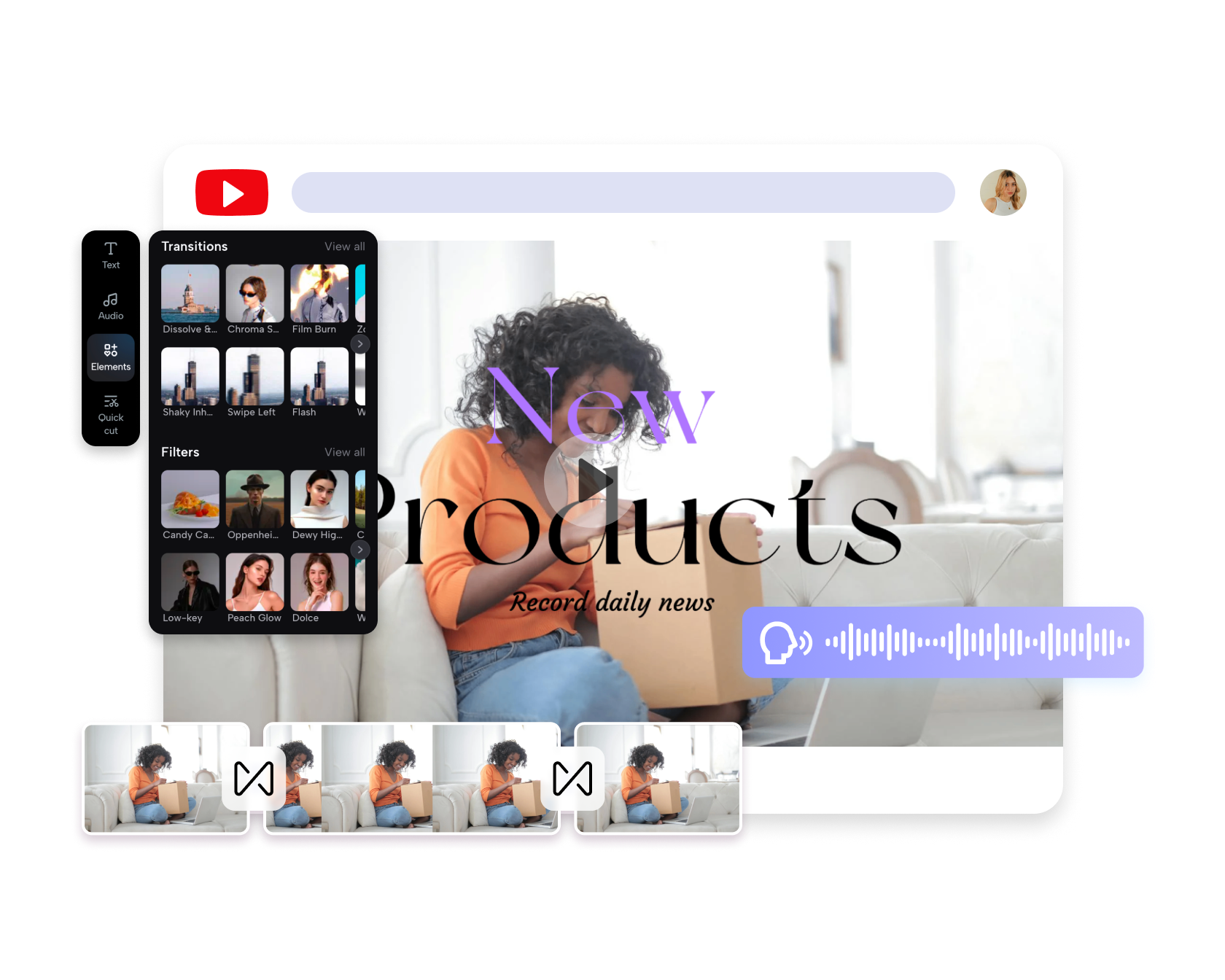 أداة إنشاء مقدمات YouTube