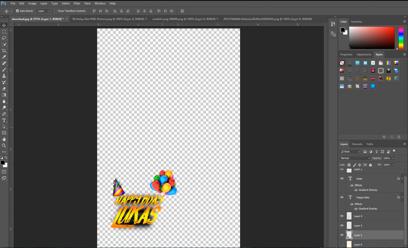 Adobe Photoshop - the ideal tool to create a Snapchat geofilter