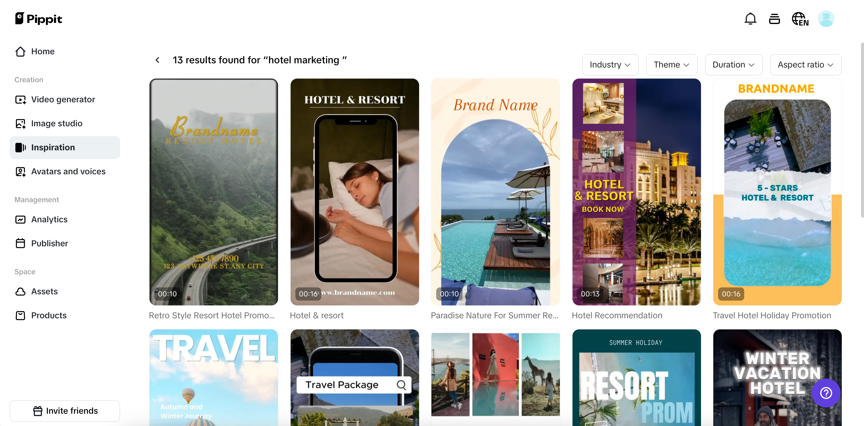 Customizable templates