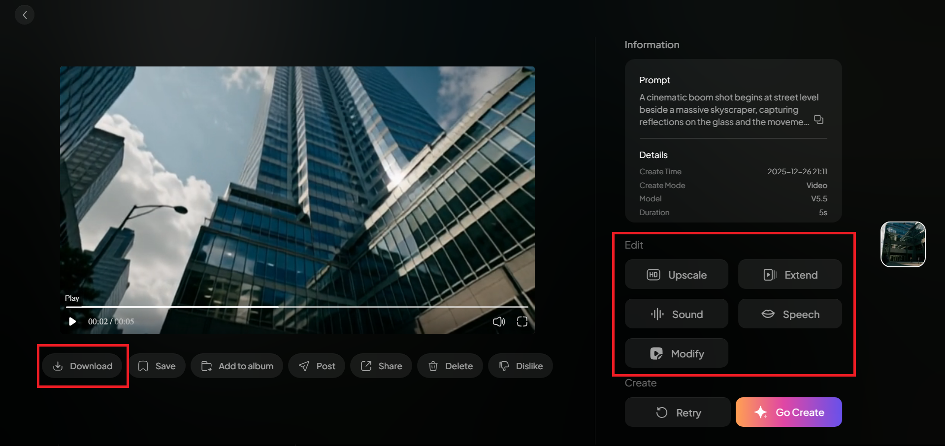Details verfeinern und exportieren