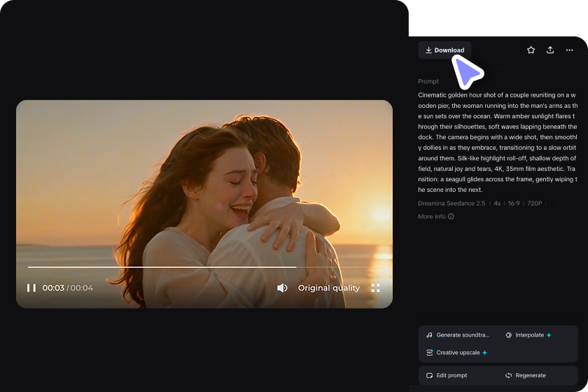Preview, refine, and download