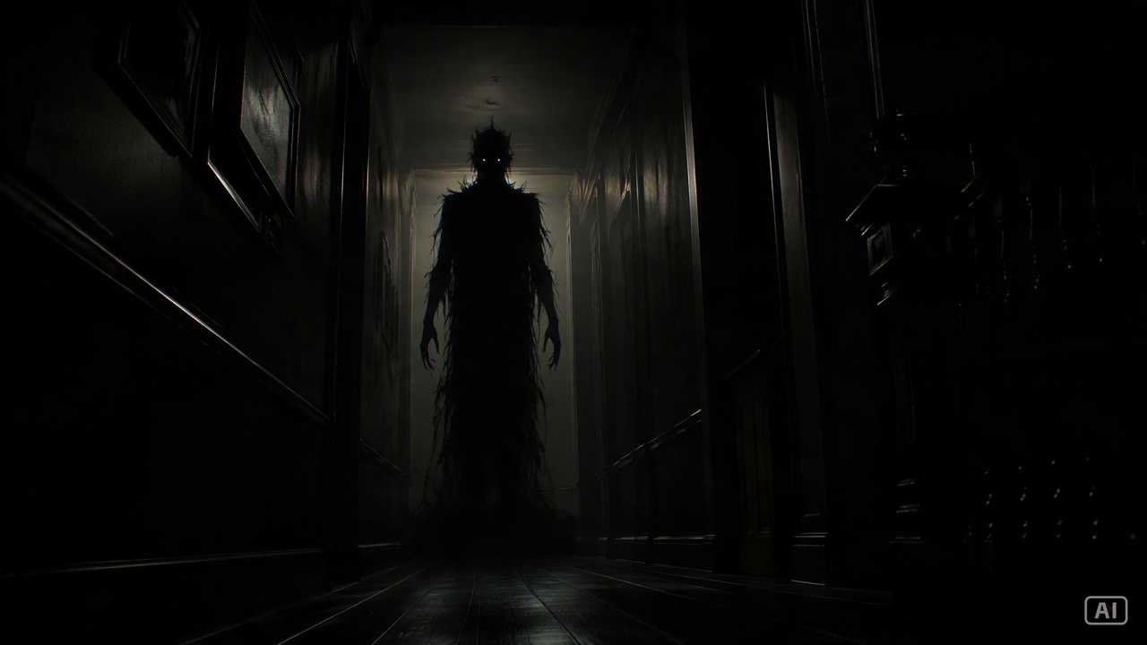 AI monster scary shadow image generated by Pippit
